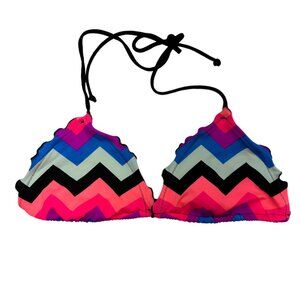 PINK Victoria's Secret Chevron String Bikini Top (M)
